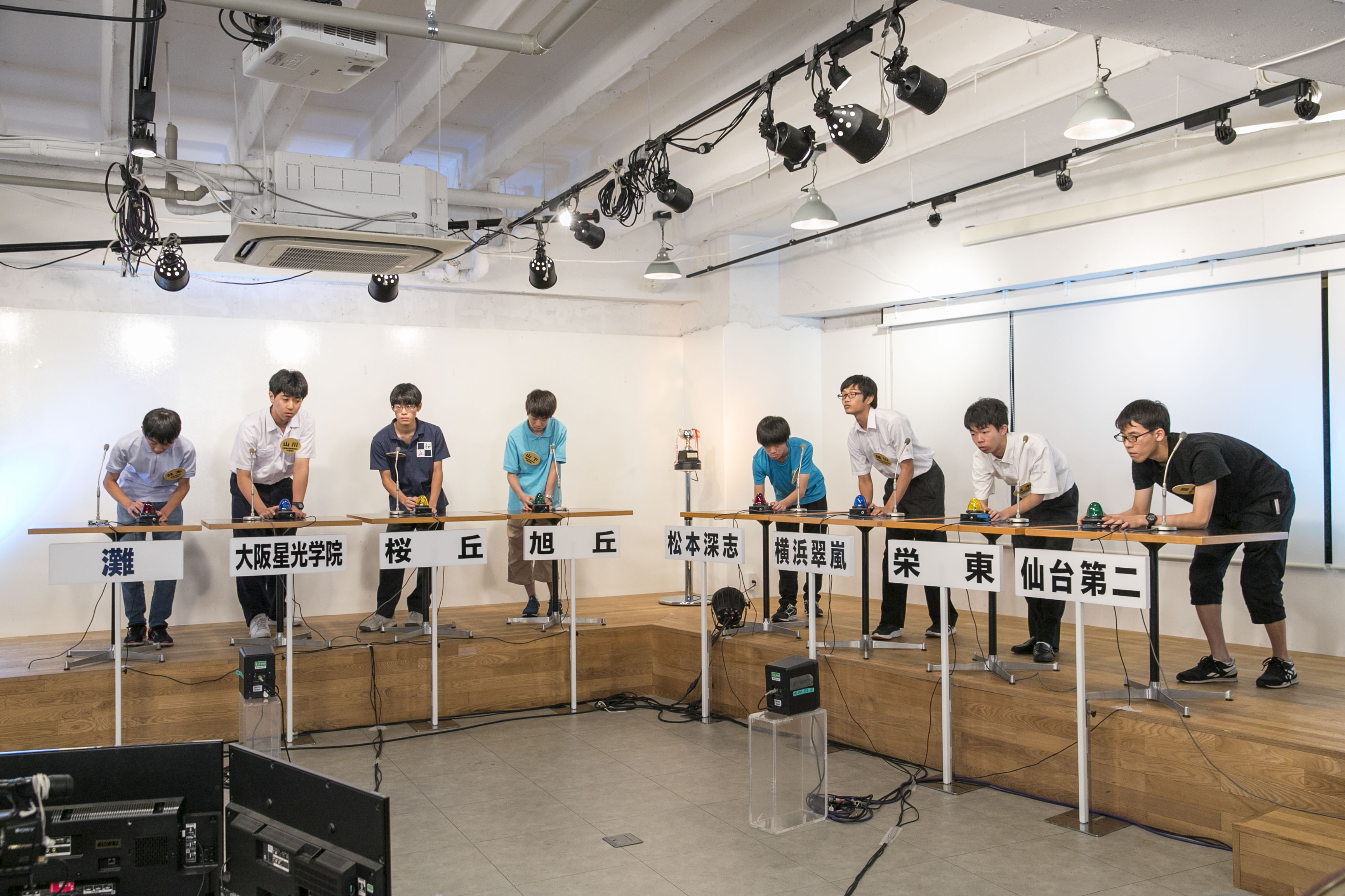 （激レア）高校生クイズ、関東ブロックの第1問と第2問の解答用紙（2回分） 激レア）高校生クイズ、関東ブロックの第1問と第2問の解答